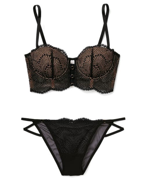 Shop Adore Me Margaritte Push Up Balconette Bra In Black