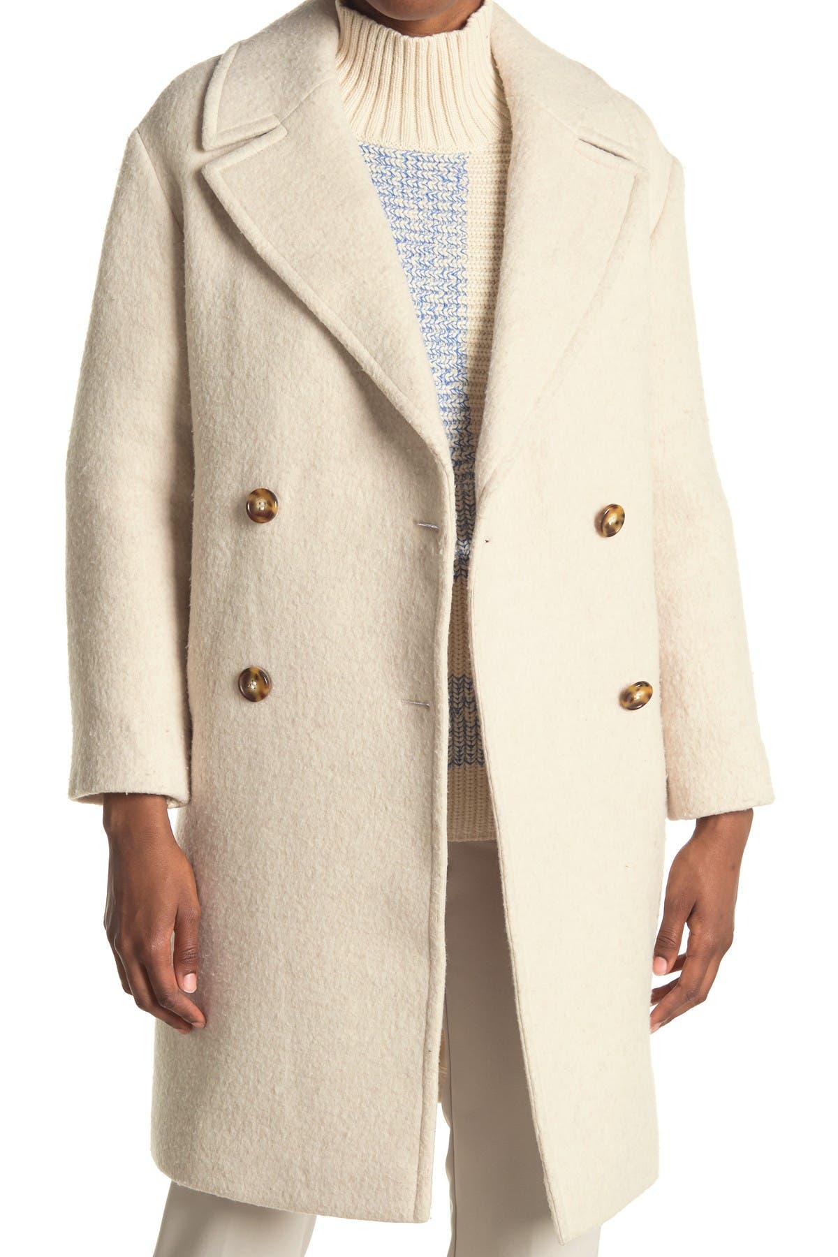 relaxed wool coat