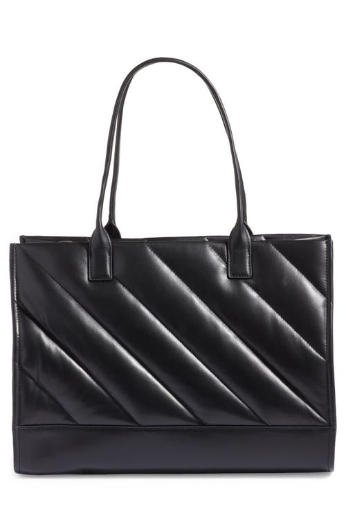 Shop Kurt Geiger London Soho Quilted Shopper Tote In Black