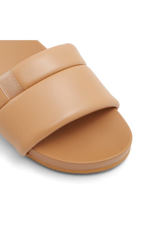 Shop Roxy Slip In Slide Sandal In Almond