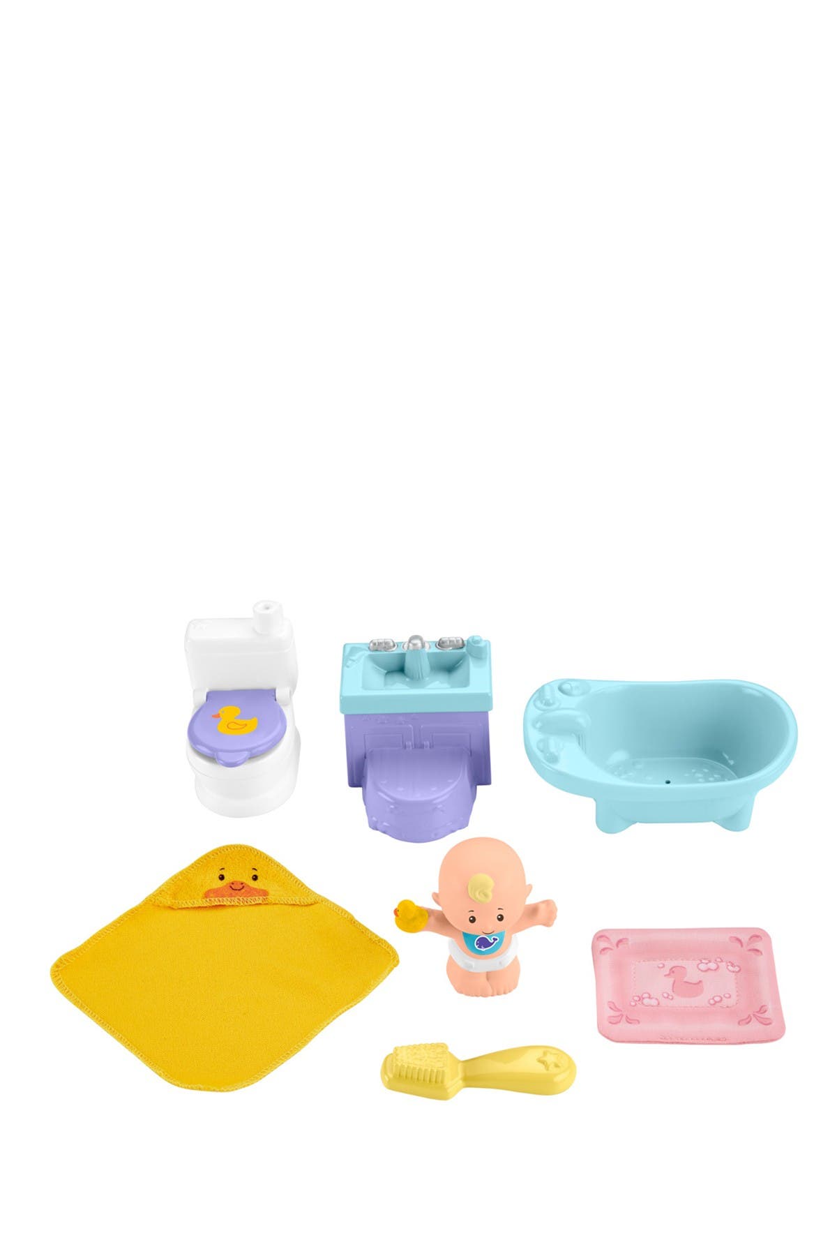 fisher price little people wash and go