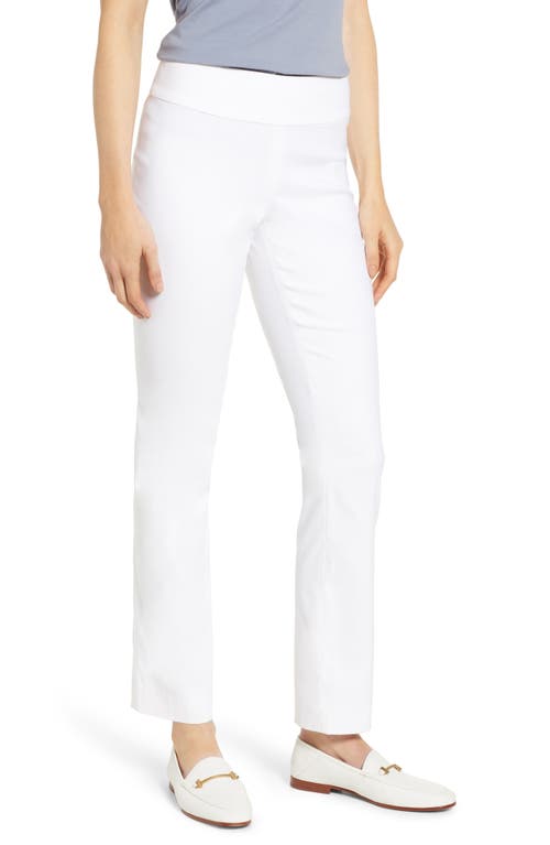 NIC+ZOE Polished Wonderstretch Pants in Paper White