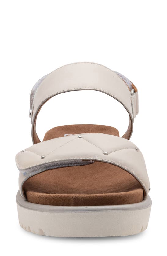 Shop Ara Brit Slingback Platform Sandal In Off White Leather