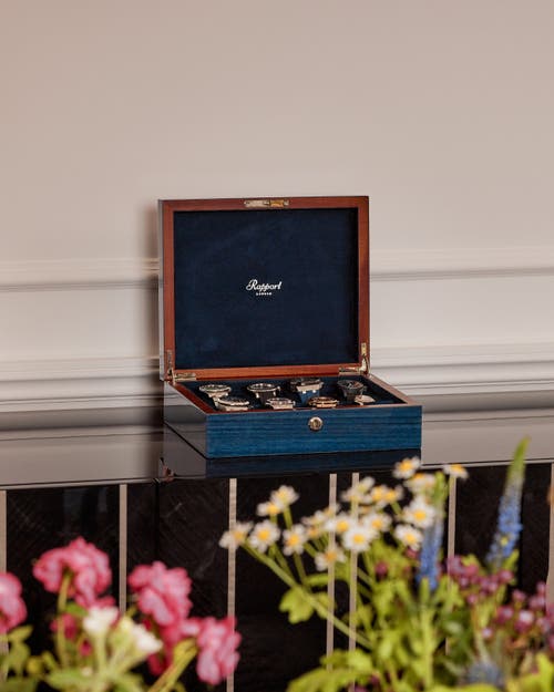 Shop Rapport London Heritage Eight Watch Box In Navy