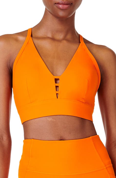 orange bras for women