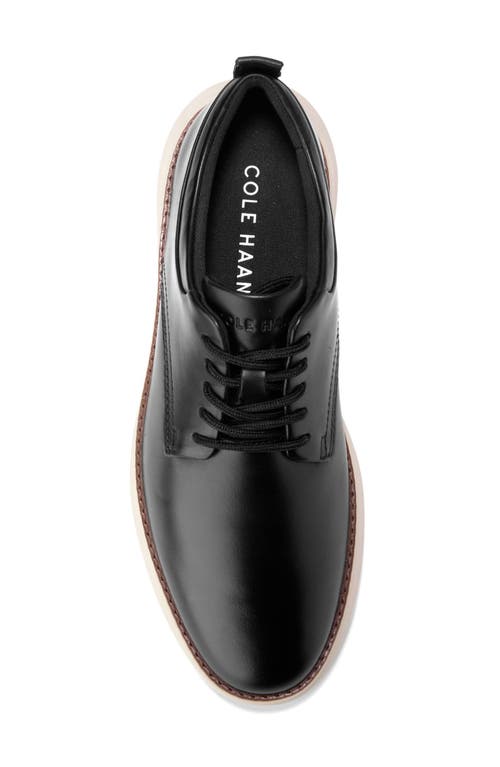 Cole Haan Grand Remix Derby In Black Smooth/ivory