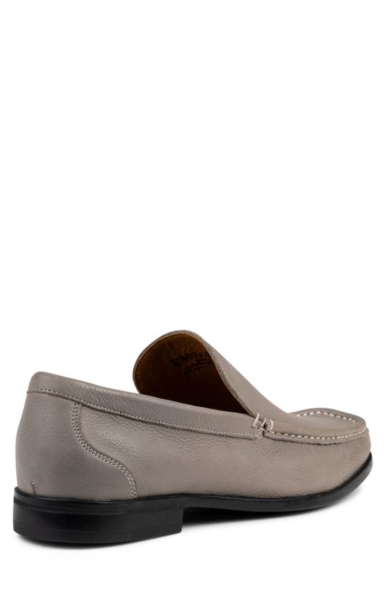 Shop Donald Pliner Moc Toe Slip-on In Light Grey