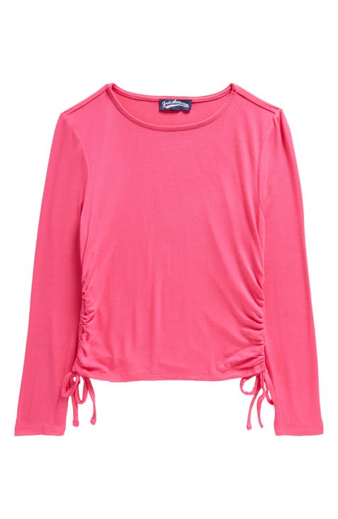 Pink Crop Tops, Inc Neon, Hot Pink & Long Sleeve