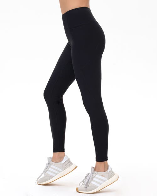 Rebody Active Phoenix Fleece Pocket Legging In Warm Black