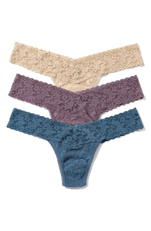 HANKY PANKY HANKY PANKY HOLIDAY ASSORTED 3-PACK LOW RISE THONGS 