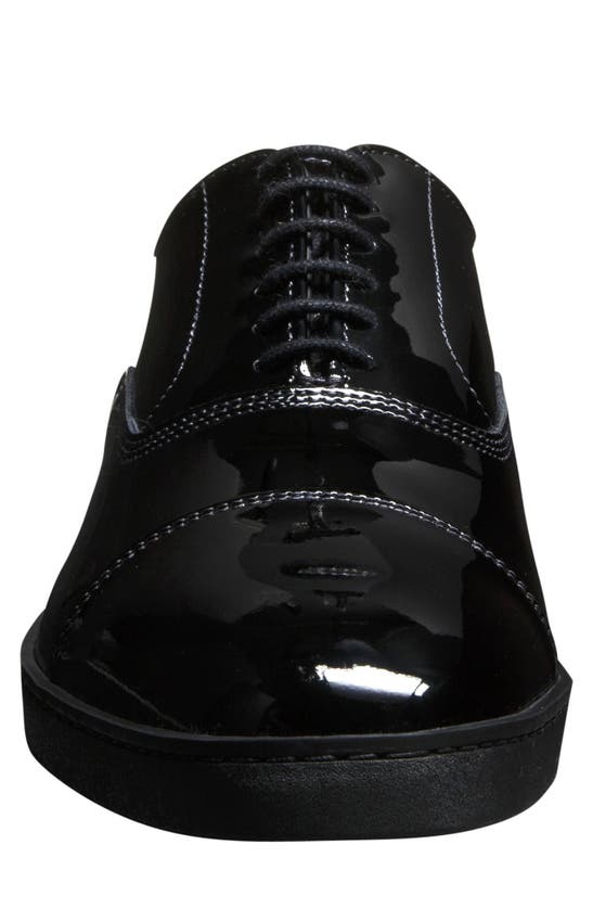 Shop Allen Edmonds Park Oxford Dress Sneaker In Black Patent