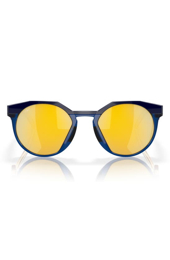 Oakley Geometric Frame Sunglasses In Navy