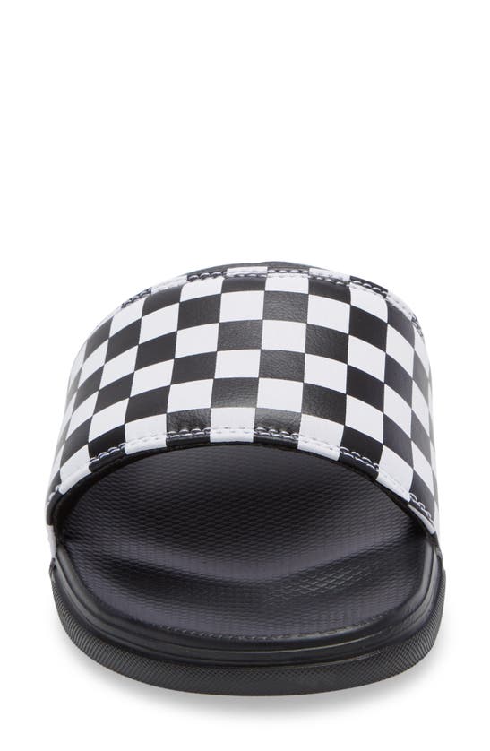 Vans La Costa Sport Slide In Checkerboard True White/ Black
