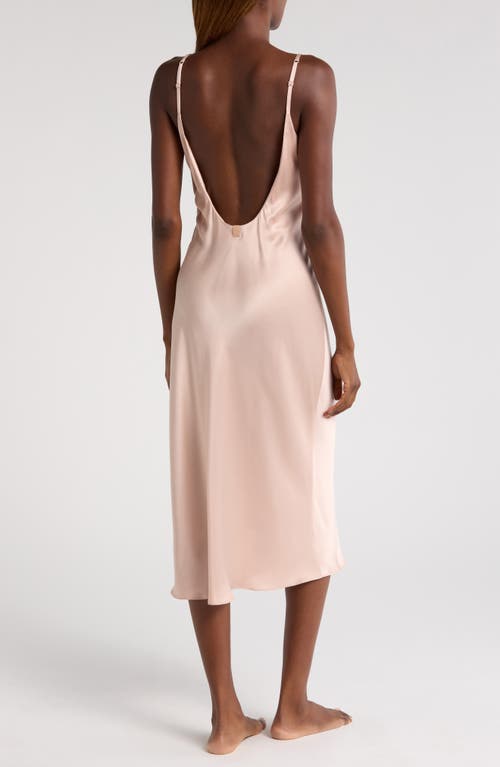 Shop Lunya Washable Silk Slipdress Nightgown In Delicate Pink