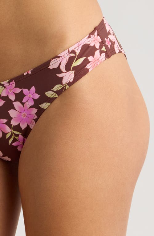 Shop Billabong Free To Be Bondi Bikini Bottoms In Choc Chip