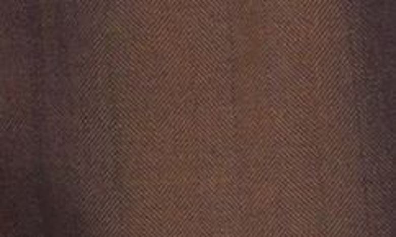 Shop Burberry Stripe Elastic Waist Wool Herringbone Shorts In Barrel