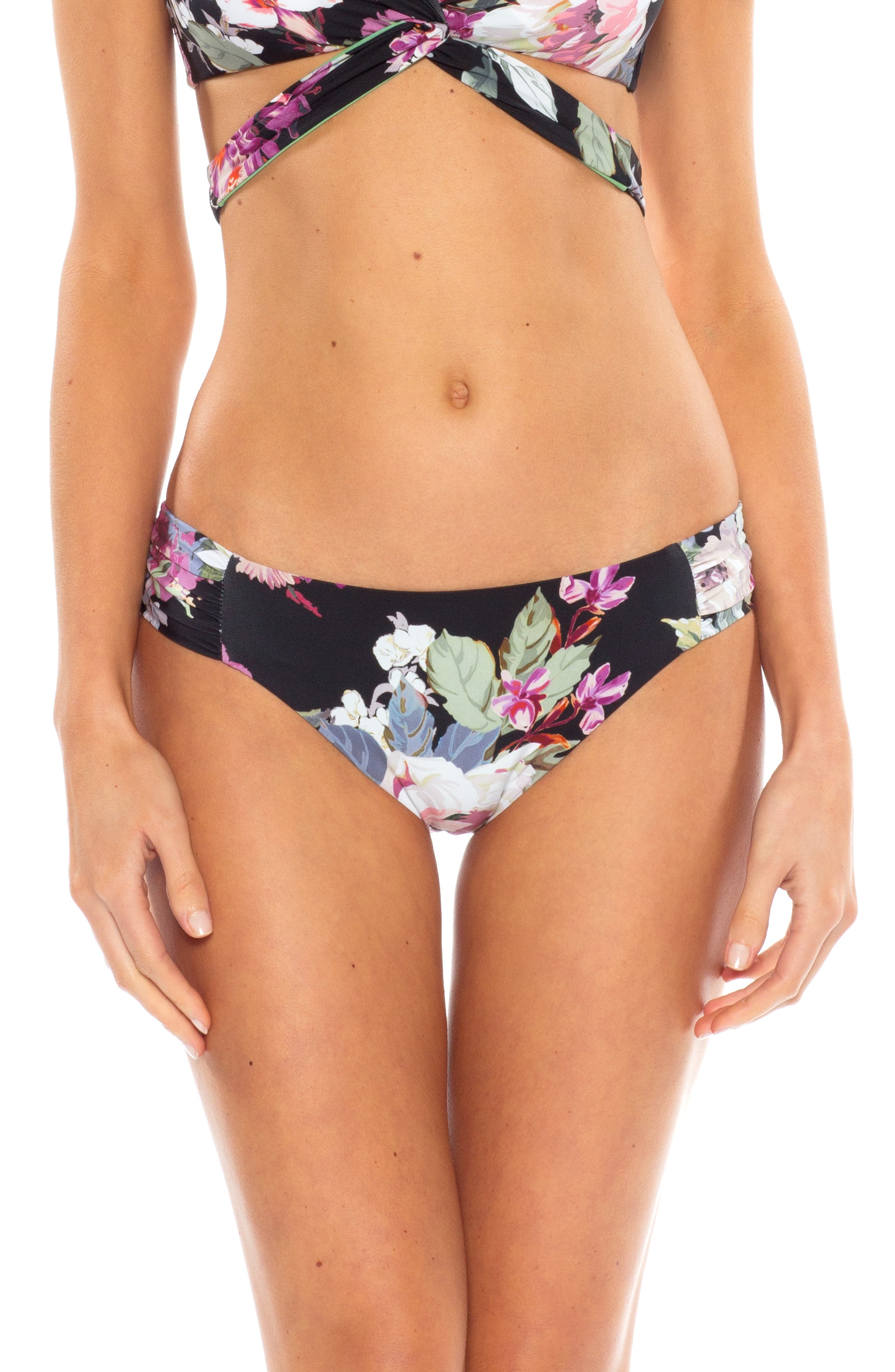 Becca Spring Fling Bikini Bottoms, Black