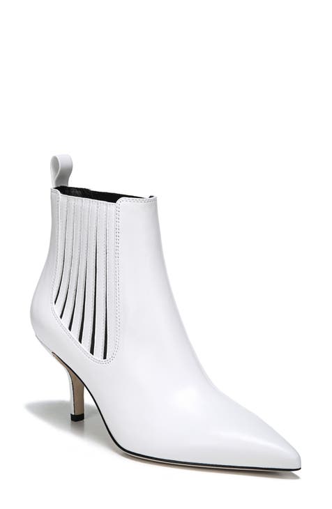 Dvf clearance white boots