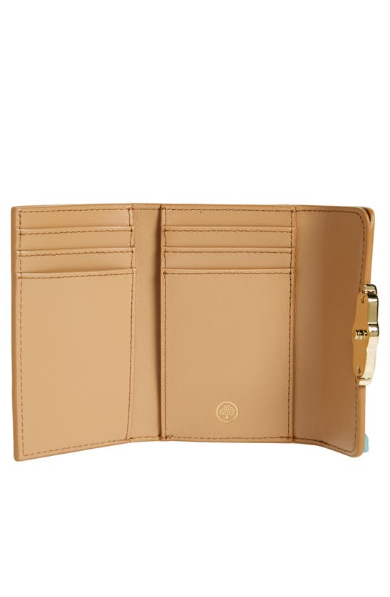 Shop Mulberry Pimlico Leather Compact Wallet In Sable
