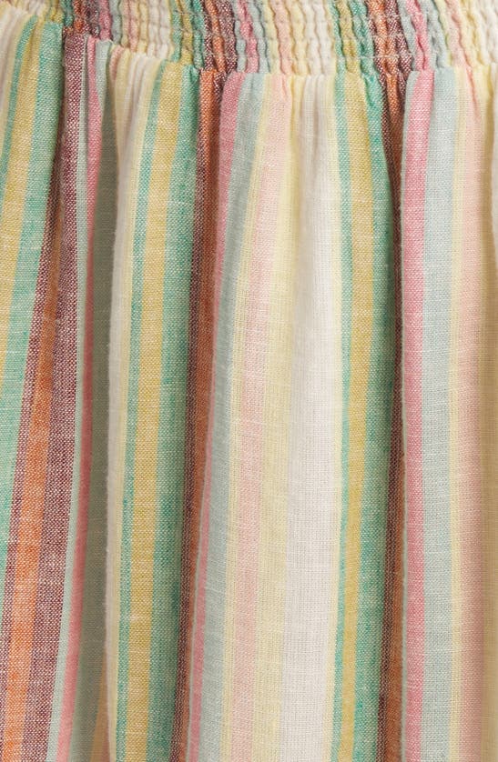 Shop Rails Augustine Stripe Linen Blend Dress In Palais Stripe