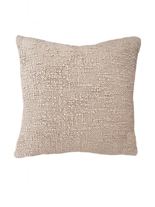 Anaya Cozy Cotton Boucle Euro Pillow Cover Only In Beige