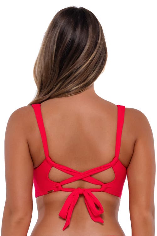 Shop Sunsets Elsie Top-36d/38c In Geranium