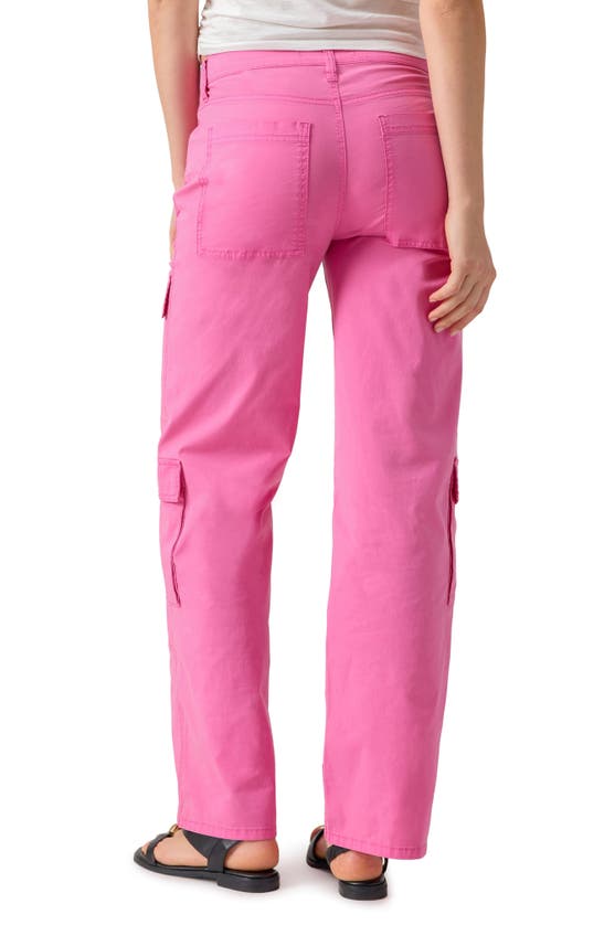 Shop Sanctuary Stretch Cotton Cargo Pants In Wild Pink