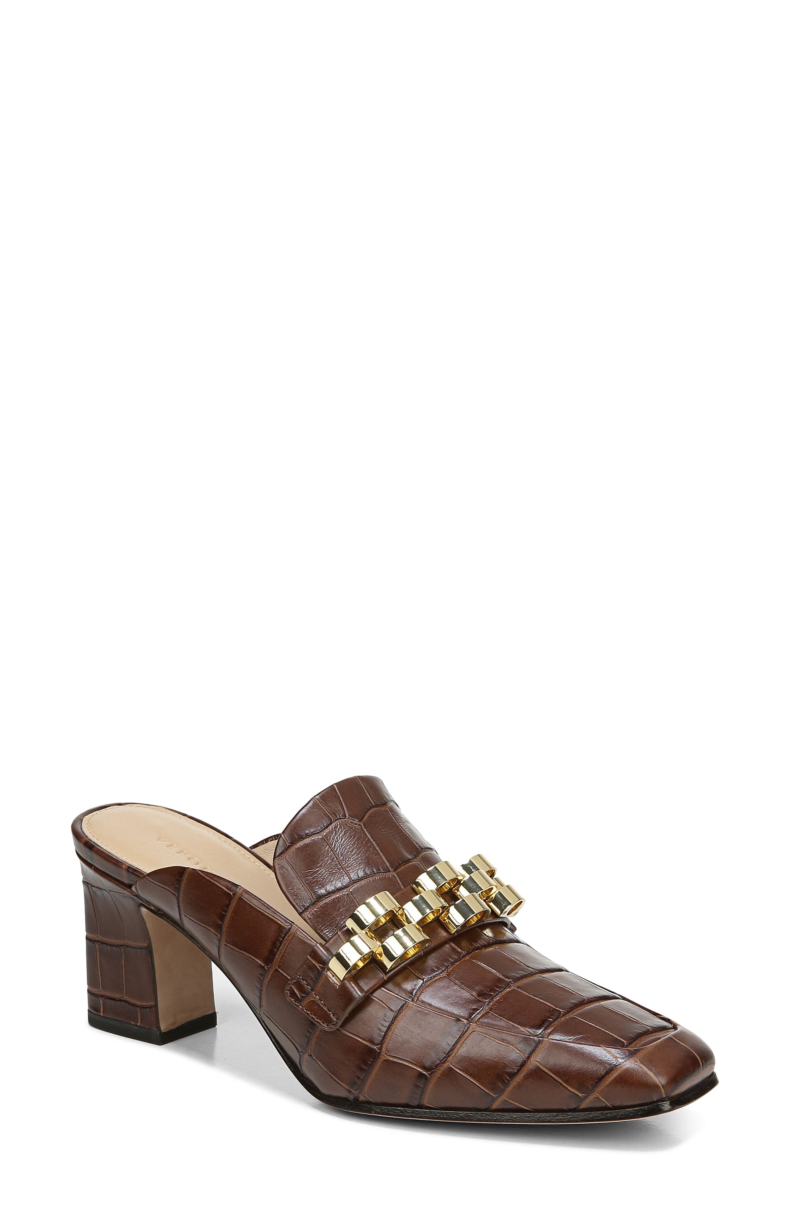 evelan chain loafer mule
