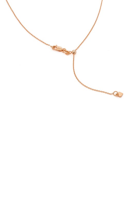 Fzn Adjustable Chain Necklace In Rose