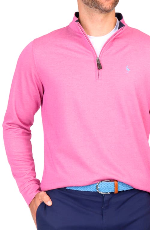 TAILORBYRD TAILORBYRD MODAL BLEND QUARTER ZIP PULLOVER