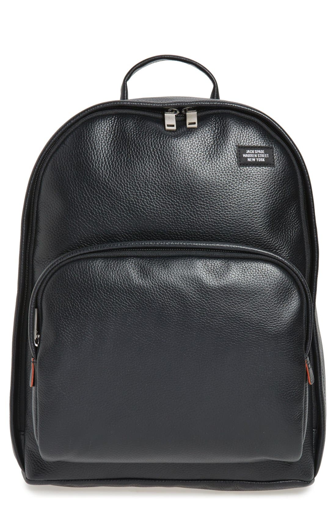 jack spade backpack leather