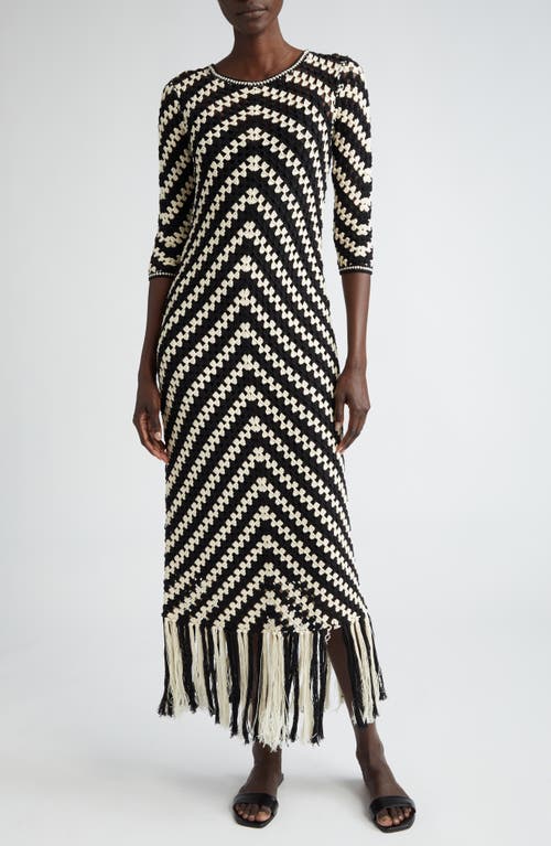 Zimmermann Halliday Chevron Crochet Dress at Nordstrom,