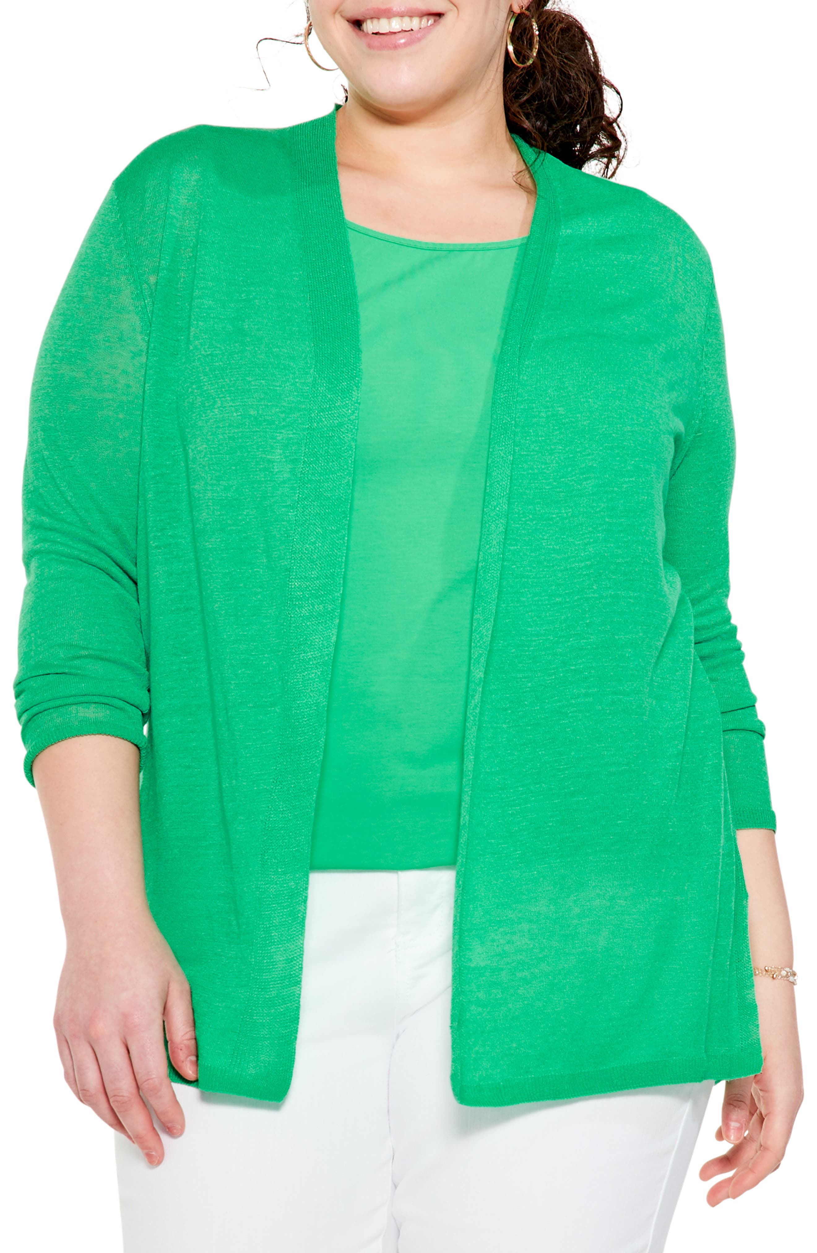 lime green plus size sweater