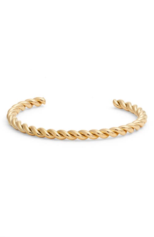 Taren Twist Cuff Bracelet in Gold