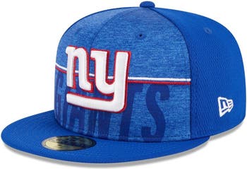 New York Giants New Era 2023 Sideline 59FIFTY Fitted Hat - Red/Royal
