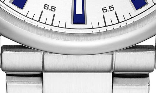 Diesel ® Mega Chief Chronograph Bracelet Watch, 51mm In Silver