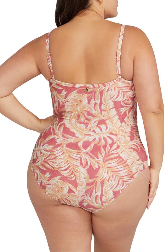 Shop Artesands Degas One-piece Swimsuit In Coral