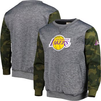 Men's Fanatics Branded Black Los Angeles Lakers Primary Team Logo Pullover  Hoodie