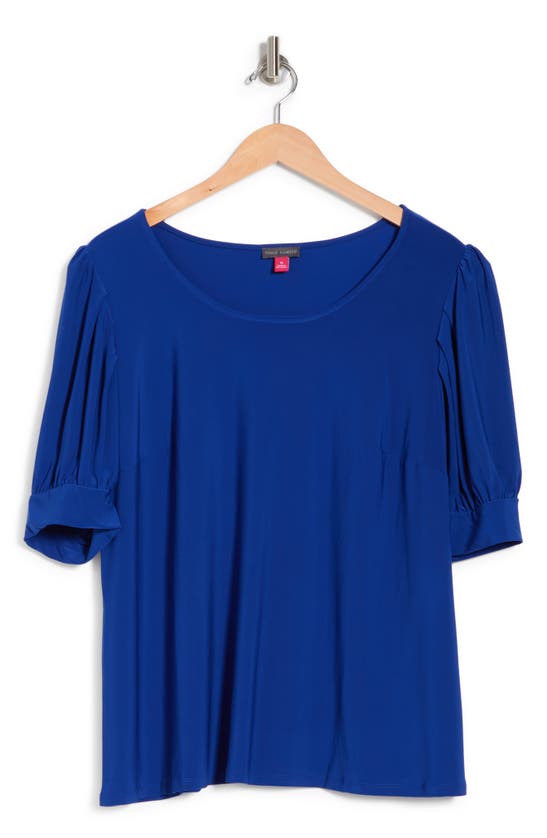 Shop Vince Camuto Puff Sleeve Top In Goddess Blue