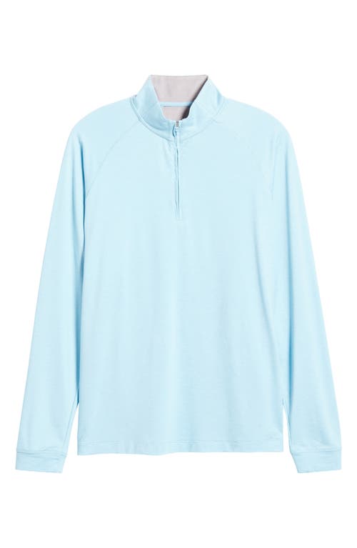 Shop Johnnie-o Freeborne Prep-formance Quarter Zip Pullover In Permafrost