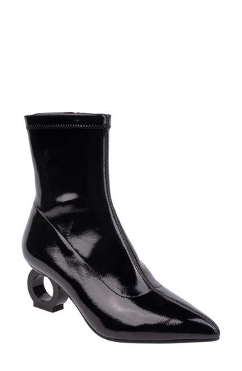 Ninety Union Greece Pointed Toe Bootie In Black