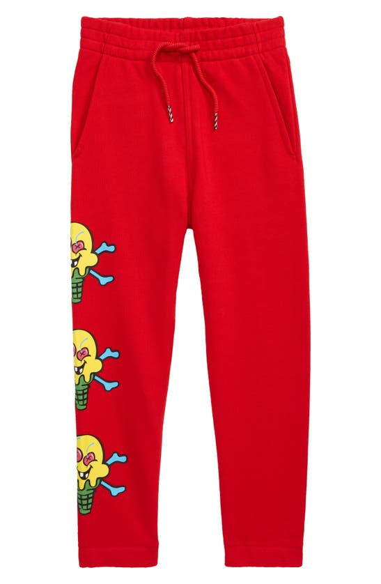 Ice Cream Kids' Toffee Bar Sweatpants In Red ModeSens