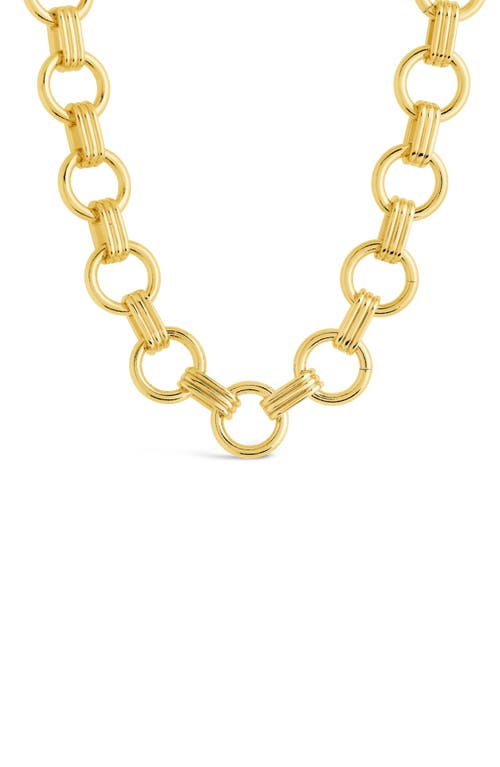Sterling Forever Rhys Chunky Chain Necklace In Gold