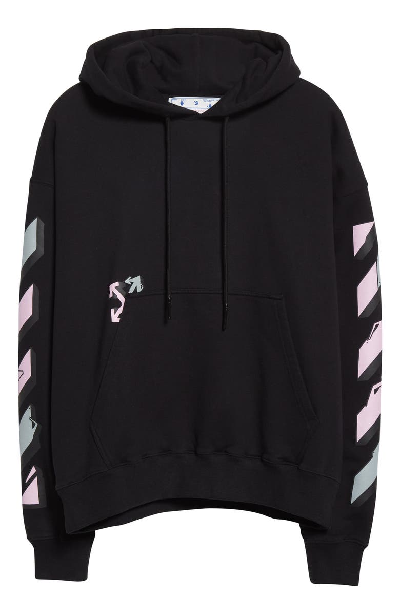 Off-White Graffiti Arrows Cotton Graphic Hoodie | Nordstrom