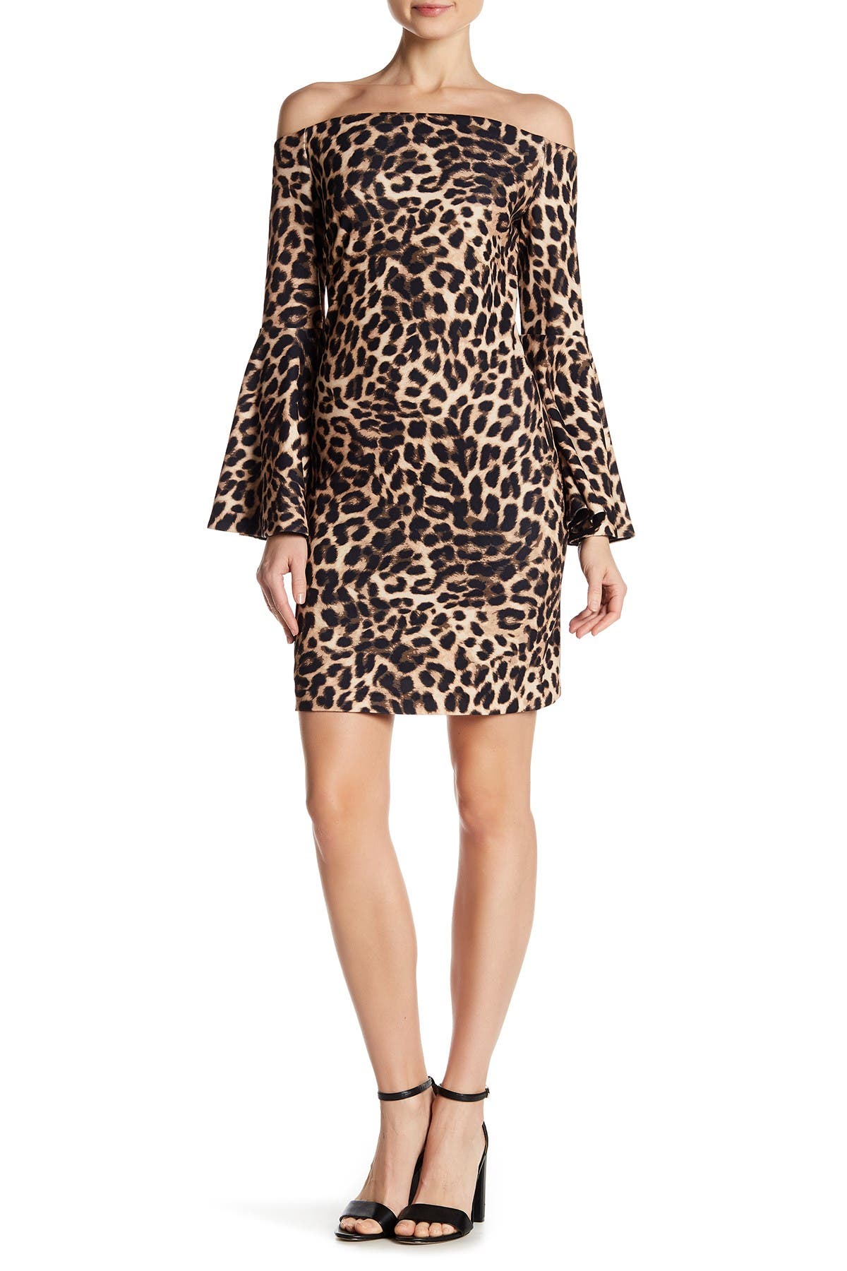 vince camuto animal print dress