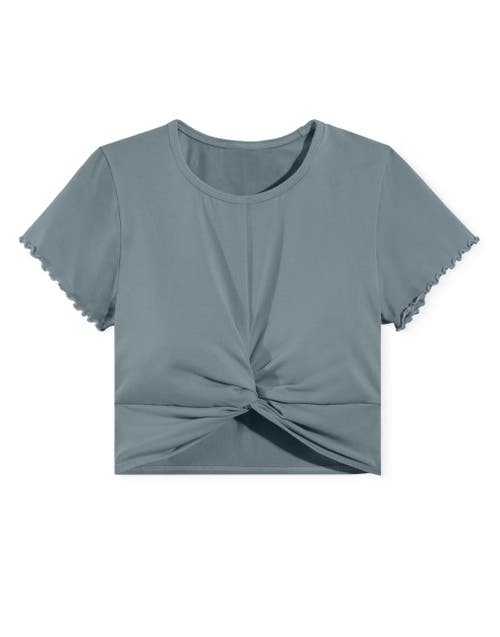 Shop Adore Me Keiko Fitted Crew-neck T-shirt In Dark Grey