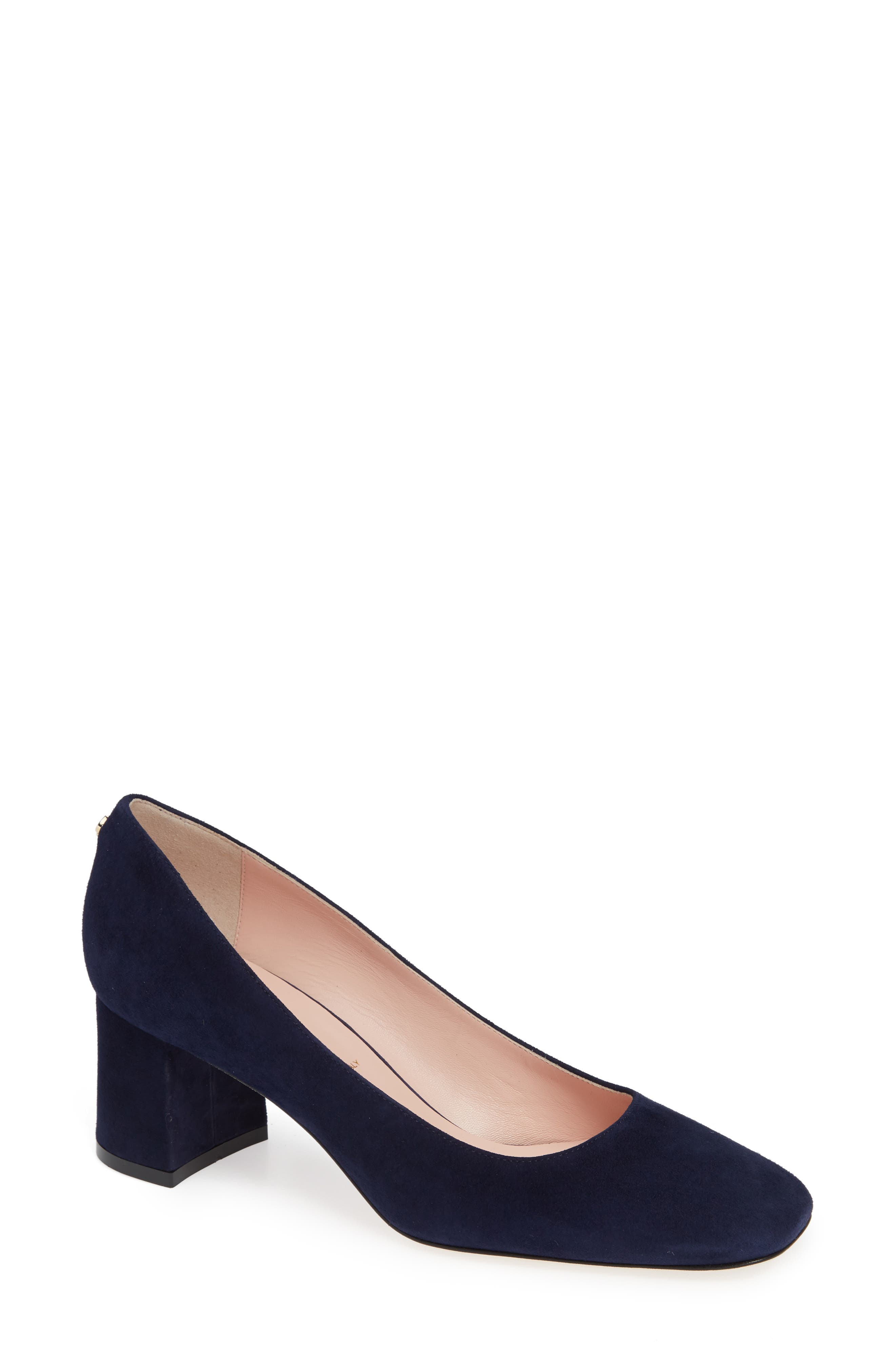 Kate Spade New York Kylah Block Heel Pump- Blue