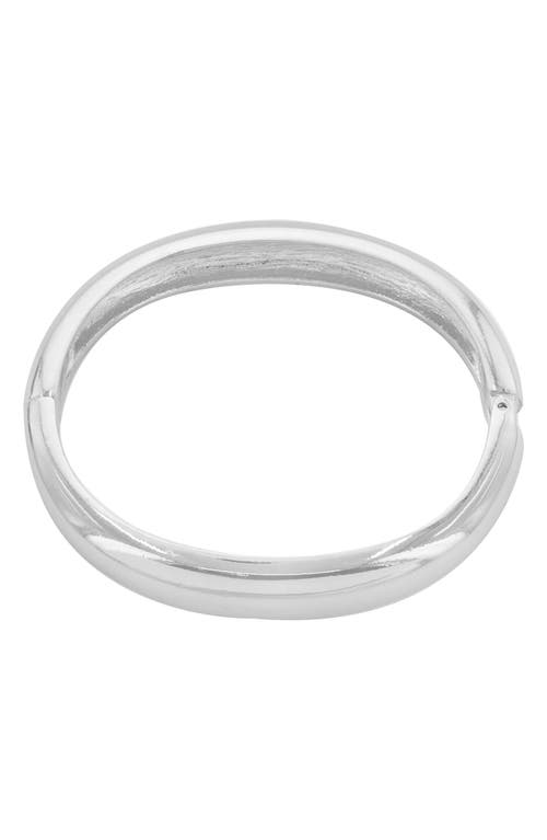 Panacea Polished Bangle in Silver at Nordstrom