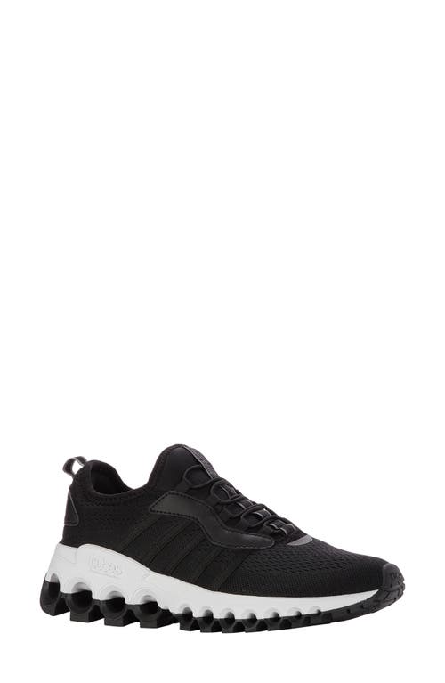Shop K-swiss Tubes Slip-on Sneaker In Black/white/smoked Pearl