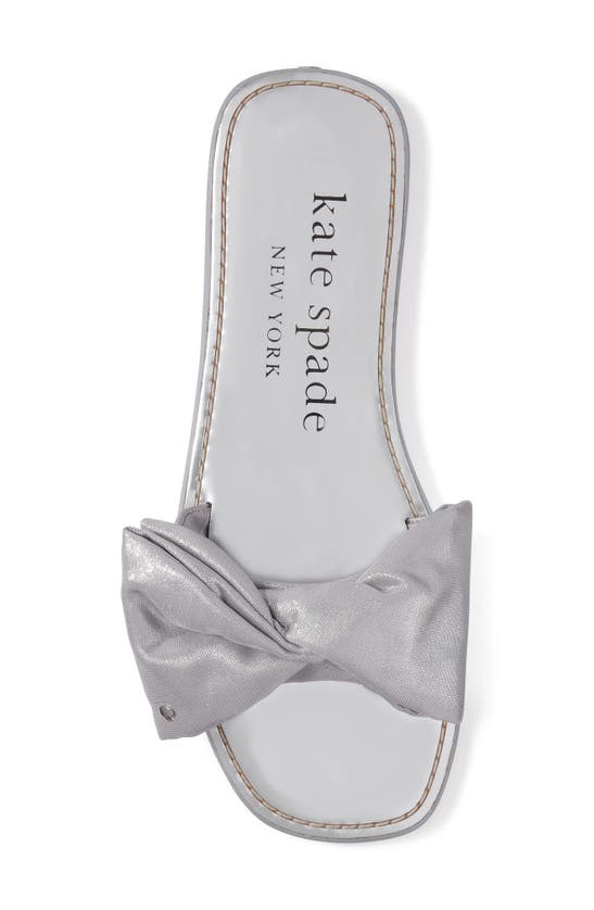 Shop Kate Spade New York Bikini Slide Sandal In Silver